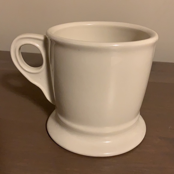 Anthropologie Cream and Black Ceramic Letter S Mug - Picture 4 of 8